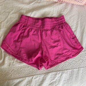 Lululemon Athletica Fuchsia Athletic Shorts